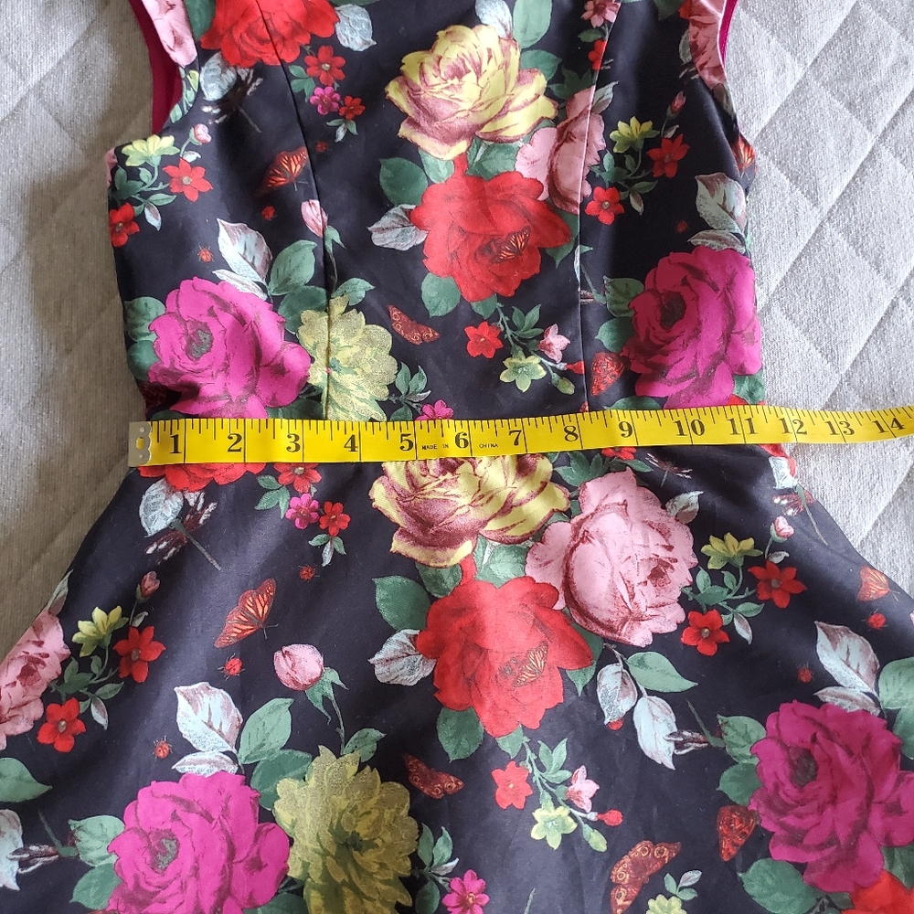 Baker by Ted Baker girls floral dress
 Size 7 - Picture 11 of 12
